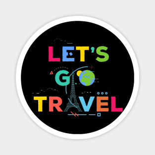 Lets Go travel Magnet